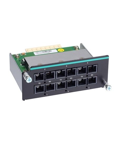 Moxa (IM-6700A-2MSC4TX) Fast Ethernet module with 2 multi-mode 100BaseFX ports with SC connector, 4 10/100BaseT(X) ports 3