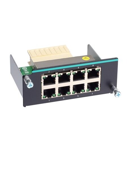 Moxa (IM-6700A-8PoE) Fast Ethernet PoE+ module with 8 100BaseT(X) PoE/PoE+ ports (for IKS-6728A-8PoE Series only) 1