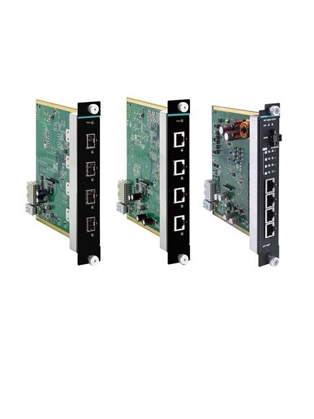 Moxa (IM-G7000A-4GSFP) Gigabit Ethernet interface module with 4 100/1000BaseSFP slots, -10 to 60°C operating temperature 1