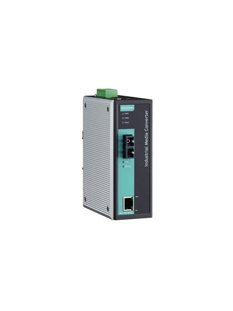 Moxa (IMC-101-M-SC-T) Industrial 10/100BaseT(X) to 100BaseFX media converter, multi-mode, SC fiber connector, -40 to 75°C operating temperature Moxa (IMC-101-M-SC-T) Industrial 10/100BaseT(X) to 100BaseFX media converter, multi-mode, SC fiber connector, -40 to 75°C operating temperature