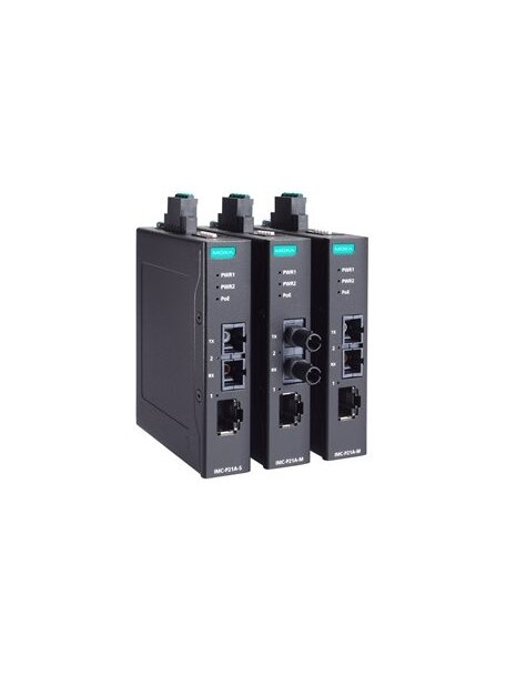 Moxa (IMC-P21A-G2-M-SC) PoE+ industrial 10/100Base-T(X) to 100Base-FX media converter, multi-mode port with SC connector, -10 to 60°C operating temperature 1 Moxa (IMC-P21A-G2-M-SC) PoE+ industrial 10/100Base-T(X) to 100Base-FX media converter, multi-mode port with SC connector, -10 to 60°C operating temperature 1