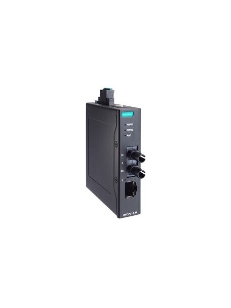 Moxa (IMC-P21A-G2-M-SC) PoE+ industrial 10/100Base-T(X) to 100Base-FX media converter, multi-mode port with SC connector, -10 to 60°C operating temperature 2 Moxa (IMC-P21A-G2-M-SC) PoE+ industrial 10/100Base-T(X) to 100Base-FX media converter, multi-mode port with SC connector, -10 to 60°C operating temperature 2
