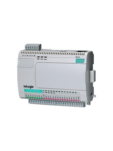 Moxa (ioLogik E2212-T) Universal controller, 8 DIs, 8 DOs, 4 DIOs, Click&Go, -40 to 75°C operating temperature 3