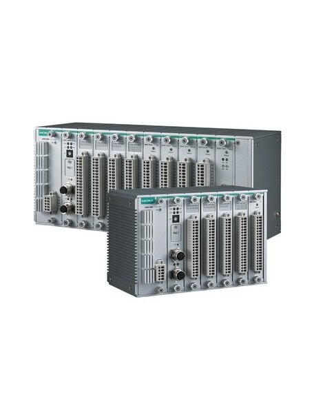 Moxa (ioPAC 8600-CPU30-RJ45-IEC-T) Rugged controller, 1 GHz CPU, 2-port RJ45 Ethernet, IEC 61131-3, -40 to 75°C operating temperature 1