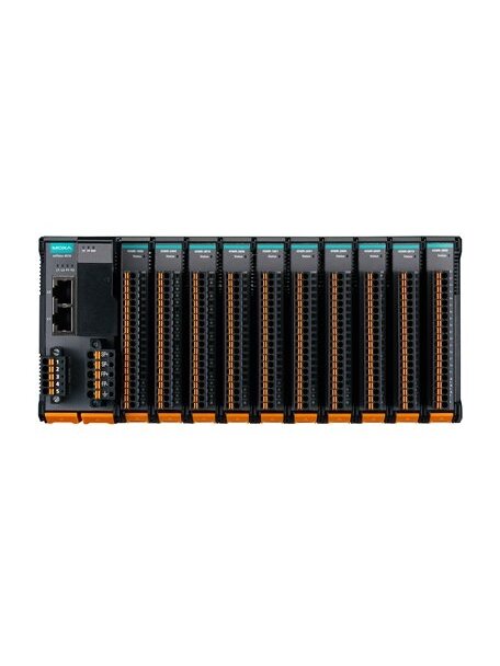 Moxa (ioThinx 4510-T) Advanced I/O, Ethernet network adapter, 3-in-1 serial port(s), -40 to 75°C operating temperature 3