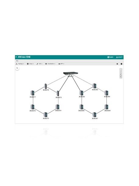 Moxa (LIC-MXviewOne-NEW-XN-SR) MXview One node license with customizable node quantity (minimum 1 node)