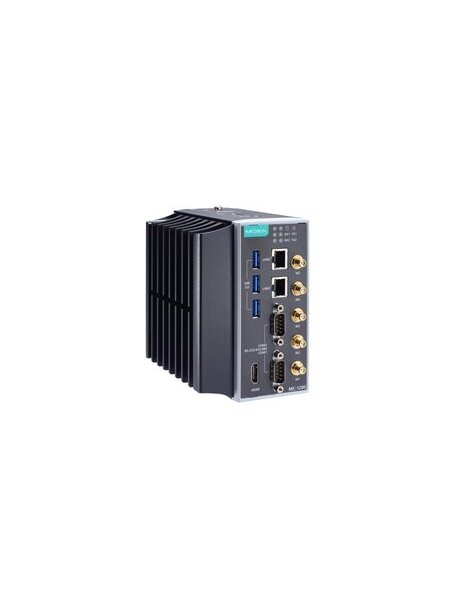 Moxa (MC-1220-KL7-T-S) Intel® Core™ i7-7600U 2C/4T 2.8 GHz computer with 8 GB RAM, 2 Gigabit Ethernet ports, 2 RS/232/422/485 3-in-1 serial ports, 3 USB 3.0 ports, 3 Mini PCIe expansion slots, 1 HDMI port, TPM 2.0, 9 to 36 VDC power, -40 to 70°C operating Moxa (MC-1220-KL7-T-S) Intel® Core™ i7-7600U 2C/4T 2.8 GHz computer with 8 GB RAM, 2 Gigabit Ethernet ports, 2 RS/232/422/485 3-in-1 serial ports, 3 USB 3.0 ports, 3 Mini PCIe expansion slots, 1 HDMI port, TPM 2.0, 9 to 36 VDC power, -40 to 70°C operating
