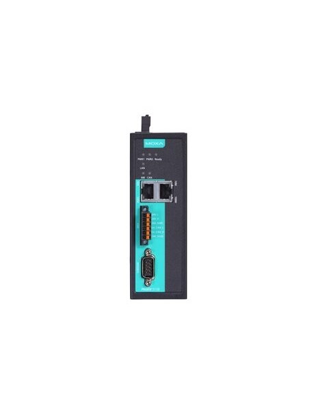 Moxa (MGate 5118-T) 1-port J1939 to Modbus/PROFINET/EtherNet/IP gateway, -40 to 75°C operating temperature 3