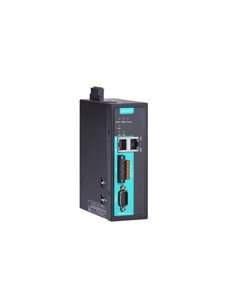 Moxa (MGate 5118-T) 1-port J1939 to Modbus/PROFINET/EtherNet/IP gateway, -40 to 75°C operating temperature