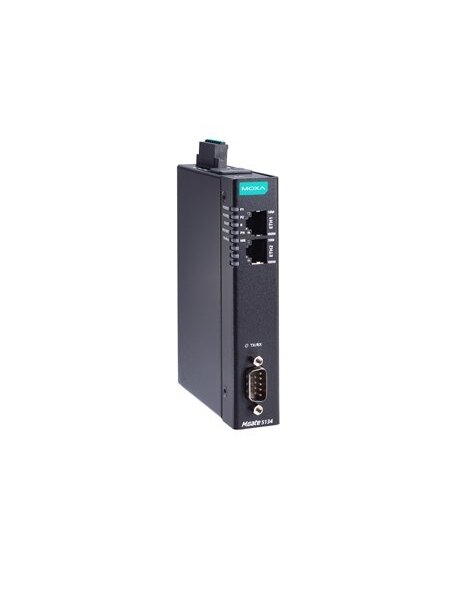 Moxa (MGate 5134-T) 1-port Modbus RTU/ASCII/TCP-to-PROFINET gateways, -40 to 75°C operating temperature 1