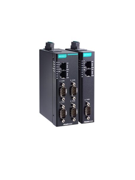 Moxa (MGate 5135-T) 1-port Modbus RTU/ASCII/TCP-to-EtherNet/IP gateways, -40 to 75°C operating temperature 1 Moxa (MGate 5135-T) 1-port Modbus RTU/ASCII/TCP-to-EtherNet/IP gateways, -40 to 75°C operating temperature 1