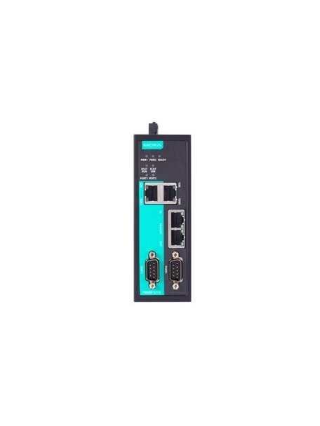 Moxa (MGate 5216-T) 2-port serial/Modbus-to-EtherCAT gateway with -40 to 75°C operating temperature 2