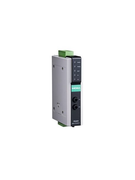 Moxa (MGate MB3170-M-ST) 1-port advanced Modbus gateway with 1 100BaseF(X) multi-mode fiber port (ST connectors), 0 to 60°C operating temperature
