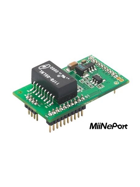 Moxa (MiiNePort E2-H-T) Embedded device server for TTL devices, drop-in module, 10/100M without RJ45 connector, 50 bps to 921.6 Kbps baudrate, -40 to 85°C operating temperature 1 Moxa (MiiNePort E2-H-T) Embedded device server for TTL devices, drop-in module, 10/100M without RJ45 connector, 50 bps to 921.6 Kbps baudrate, -40 to 85°C operating temperature 1