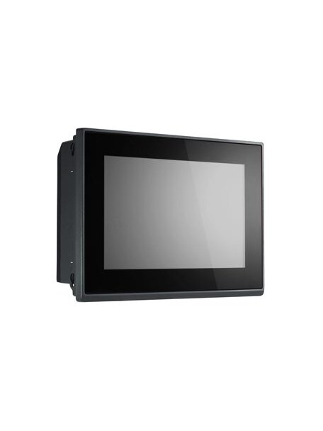 Moxa (MPC-2070-E2-T) 7-inch panel computer, Intel Atom® E3826 1.46 GHz processor, 1000-nit LCD with multi-touch, 10 to 36 VDC, IP66 in front, -40 to 70°C operating temperature, 4 GB RAM