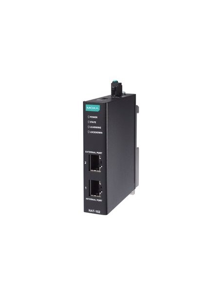 Moxa (NAT-102) 2-port industrial Network Address Translation (NAT) devices, -10 to 60°C operating temperature 3 Moxa (NAT-102) 2-port industrial Network Address Translation (NAT) devices, -10 to 60°C operating temperature 3