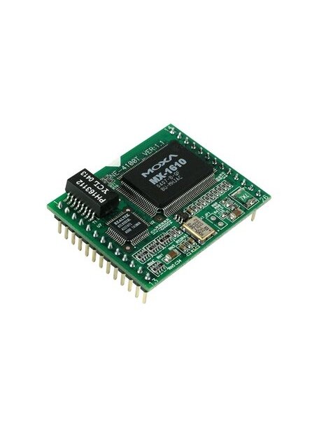 Moxa (NE-4120S) Device server module for RS-232 devices, supports 10/100BaseT(X) with 5-pin Ethernet pin header 1