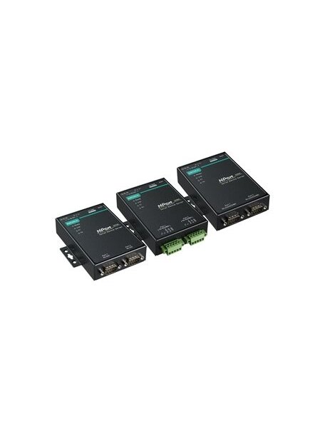 Moxa (NPort 5210A) 2-port RS-232 device server, 0 to 60°C operating temperature 1 Moxa (NPort 5210A) 2-port RS-232 device server, 0 to 60°C operating temperature 1