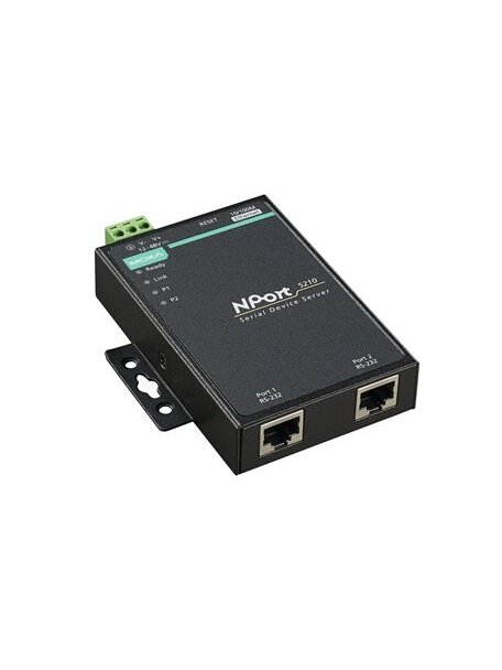 Moxa (NPort 5232I) 2-port RS-422/485 device server with 2 kV optical isolation, 0 to 55°C operating temperature 3