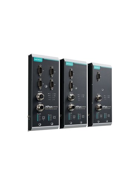 Moxa (NPort 5250AI-M12-CT) 2-port RS-232/422/485 device server, 1 10/100BaseT(X) port with M12 connector, M12 power input, -25 to 55°C operating temperature, conformal coating 2 Moxa (NPort 5250AI-M12-CT) 2-port RS-232/422/485 device server, 1 10/100BaseT(X) port with M12 connector, M12 power input, -25 to 55°C operating temperature, conformal coating 2