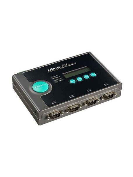 Moxa (NPort 5410) 4-port RS-232 serial device server Moxa (NPort 5410) 4-port RS-232 serial device server