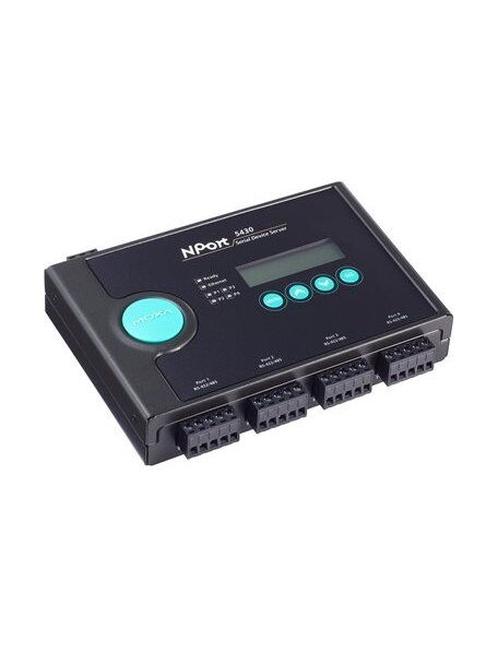 Moxa (NPort 5430I) 4-port RS-422/485 serial device server with 2 kV isolation
