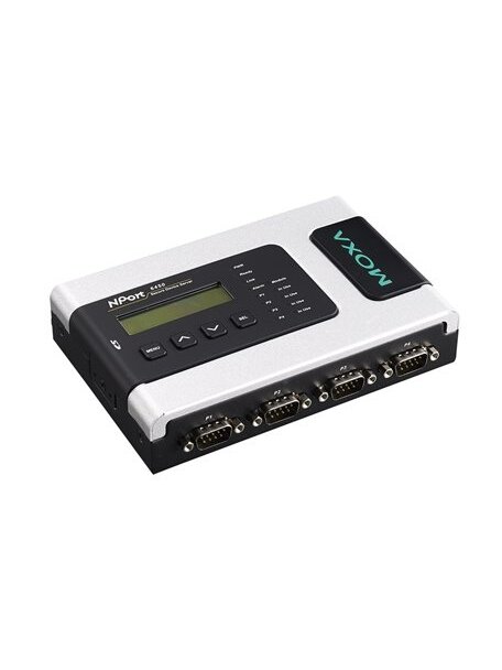 Moxa (NPort 6450) 4-port RS-232/422/485 to Ethernet secure serial port server