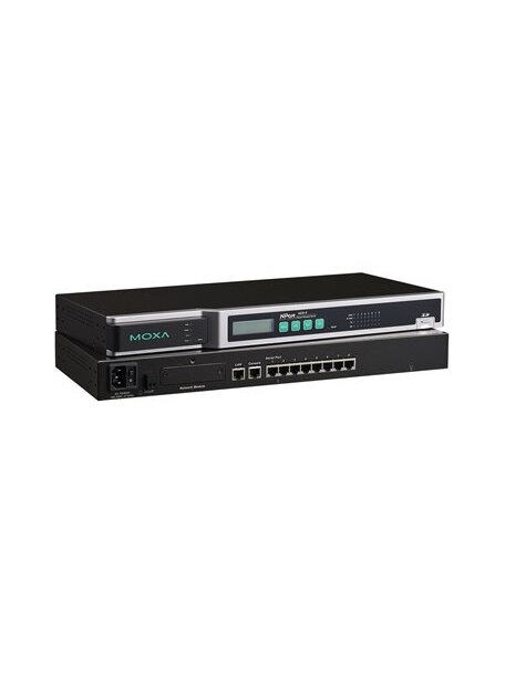 Moxa (NPort 6610-8) 8-port RS-232 to Ethernet secure device server, 100 to 240 VAC input Moxa (NPort 6610-8) 8-port RS-232 to Ethernet secure device server, 100 to 240 VAC input