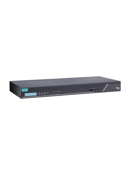 Moxa (NPort 6650I-16-G2) 2nd Gen dual-LAN 16-port RS-232/422/485 secure terminal server, 2 kV isolation, -10 to 60°C operating temperature Moxa (NPort 6650I-16-G2) 2nd Gen dual-LAN 16-port RS-232/422/485 secure terminal server, 2 kV isolation, -10 to 60°C operating temperature