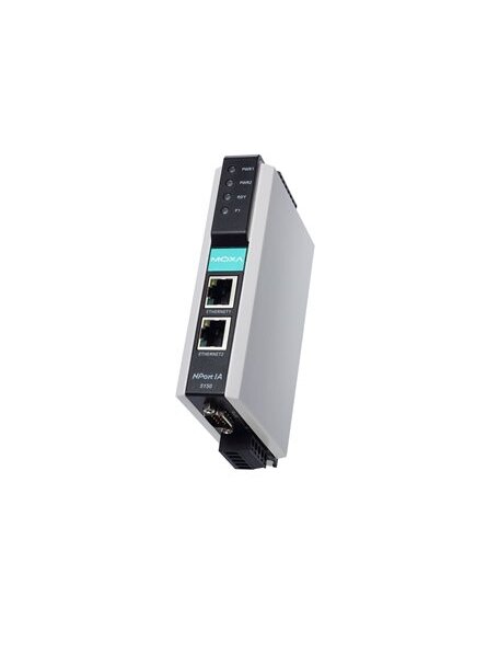 Moxa (NPort IA-5150-S-SC) 1-port RS-232/422/485 device server with 1 100BaseF(X) single-mode fiber port (SC connectors), 0 to 55°C operating temperature 2 Moxa (NPort IA-5150-S-SC) 1-port RS-232/422/485 device server with 1 100BaseF(X) single-mode fiber port (SC connectors), 0 to 55°C operating temperature 2