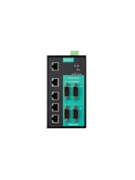 Moxa (NPort S8455I-SS-SC) 4 RS-232/422/485 ports, 3 10/100BaseT(X) ports, 2 100M single-mode fiber ports with SC connector, 15 KV ESD, 12 to 48 VDC, 0 to 60°C operating temperature 3 Moxa (NPort S8455I-SS-SC) 4 RS-232/422/485 ports, 3 10/100BaseT(X) ports, 2 100M single-mode fiber ports with SC connector, 15 KV ESD, 12 to 48 VDC, 0 to 60°C operating temperature 3