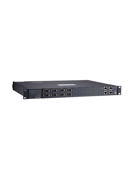 Moxa (NPort S9650I-8-2HV-E-T) 8-port RS-232/422/485 rugged device server, 2 10/100BaseT(X) ports with IEEE 1588v2 support, 88 to 300 VDC or 85 to 264 VAC, -40 to 85°C operating temperature, with 2-port Ethernet RJ45 module Moxa (NPort S9650I-8-2HV-E-T) 8-port RS-232/422/485 rugged device server, 2 10/100BaseT(X) ports with IEEE 1588v2 support, 88 to 300 VDC or 85 to 264 VAC, -40 to 85°C operating temperature, with 2-port Ethernet RJ45 module