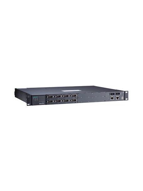 Moxa (NPort S9650I-8-2HV-MSC-T) 8-port RS-232/422/485 rugged device server, 2 10/100BaseT(X) ports with IEEE 1588v2 support, 88 to 300 VDC or 85 to 264 VAC, -40 to 85°C operating temperature, with 2-port Ethernet multi-mode SC connector fiber module Moxa (NPort S9650I-8-2HV-MSC-T) 8-port RS-232/422/485 rugged device server, 2 10/100BaseT(X) ports with IEEE 1588v2 support, 88 to 300 VDC or 85 to 264 VAC, -40 to 85°C operating temperature, with 2-port Ethernet multi-mode SC connector fiber module