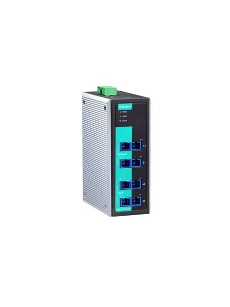 Moxa (OBU-102-SS-ST) 2-channel optical fiber bypass unit with 4 single-mode ports, ST, -20 to 70°C operating temperature 3 Moxa (OBU-102-SS-ST) 2-channel optical fiber bypass unit with 4 single-mode ports, ST, -20 to 70°C operating temperature 3