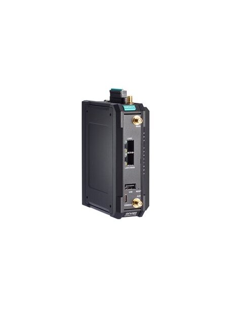 Moxa (OnCell G4302-LTE4-US) Industrial LTE Cat. 4 cellular secure router, B2/B4/B5/B12/B13/B14/B17/B66, 2 10/100/1000BaseT(X) RJ45 ports, -10 to 55°C operating temperature