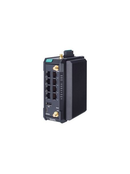 Moxa (OnCell G4308-LTE4-GL) Industrial LTE Cat. 4 cellular secure router, global band support, 8 10/100/1000BaseT(X) RJ45 ports, -10 to 55°C operating temperature 2
