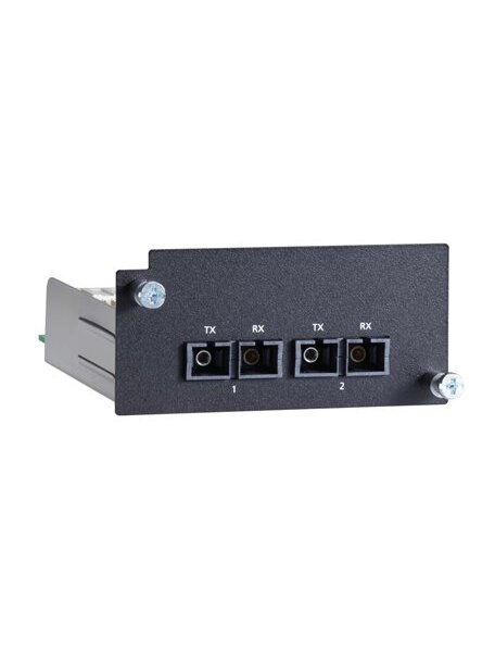 Moxa (PM-7500-2MST) Fast Ethernet module with 2 100BaseFX multi-mode ports with ST connectors, compliant with IEC 61850-3, -40 to 85°C operating temperature 3 Moxa (PM-7500-2MST) Fast Ethernet module with 2 100BaseFX multi-mode ports with ST connectors, compliant with IEC 61850-3, -40 to 85°C operating temperature 3
