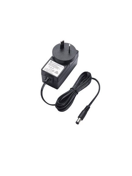 Moxa (PWR-12050-AU-S2) Unlocking barrel plug, 12 VDC, 0.5 A, 100 to 240 VAC, AU plug, 0 to 40°C operating temperature