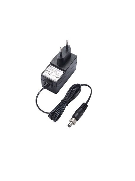 Moxa (PWR-12050-EU-S1) Locking barrel plug, 12 VDC, 0.5 A, 100 to 240 VAC, EU plug, 0 to 40°C operating temperature