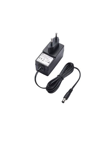 Moxa (PWR-12050-EU-S2) Unlocking barrel plug, 12 VDC, 0.5 A, 100 to 240 VAC, EU plug, 0 to 40°C operating temperature