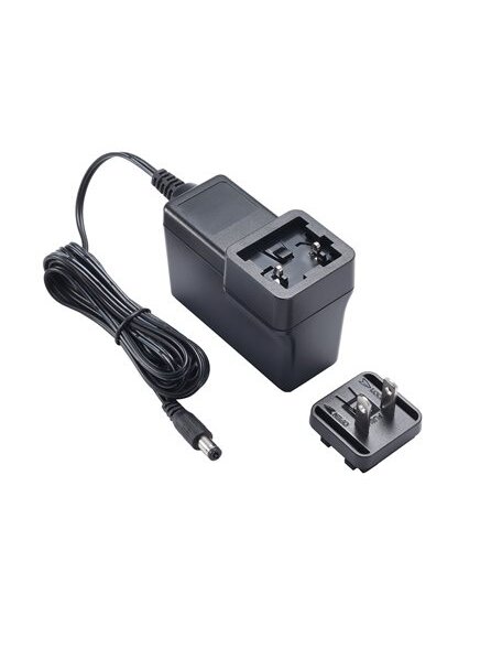 Moxa (PWR-12150-WPUSJP-S2) Unlocking barrel plug, 12 VDC, 1.5 A, 100 to 240 VAC, US/JP plug, 0 to 40°C operating temperature