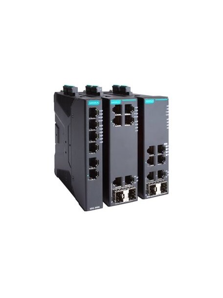 Moxa (SDS-3006) Compact industrial smart Ethernet switch with 6 10/100BaseT(X) ports, dual 12/24/48 VDC power inputs, -10 to 60°C operating temperature 1 Moxa (SDS-3006) Compact industrial smart Ethernet switch with 6 10/100BaseT(X) ports, dual 12/24/48 VDC power inputs, -10 to 60°C operating temperature 1