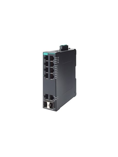 Moxa (SDS-3010-8PoE-2GTXSFP) Compact industrial smart Ethernet switch with 8 PoE/PoE+ 10/100BaseT(X) ports, 2 10/100/1000BaseT(X) or 100/1000BaseSFP combo ports, dual 12/24/48 VDC power inputs, -10 to 60°C operating temperature 3 Moxa (SDS-3010-8PoE-2GTXSFP) Compact industrial smart Ethernet switch with 8 PoE/PoE+ 10/100BaseT(X) ports, 2 10/100/1000BaseT(X) or 100/1000BaseSFP combo ports, dual 12/24/48 VDC power inputs, -10 to 60°C operating temperature 3