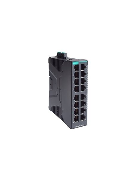Moxa (SDS-3016-2GTX) Compact industrial smart Ethernet switch with 14 10/100BaseT(X) ports, 2 10/100/1000BaseT(X) ports, dual 12/24/48 VDC power inputs, -10 to 60°C operating temperature Moxa (SDS-3016-2GTX) Compact industrial smart Ethernet switch with 14 10/100BaseT(X) ports, 2 10/100/1000BaseT(X) ports, dual 12/24/48 VDC power inputs, -10 to 60°C operating temperature