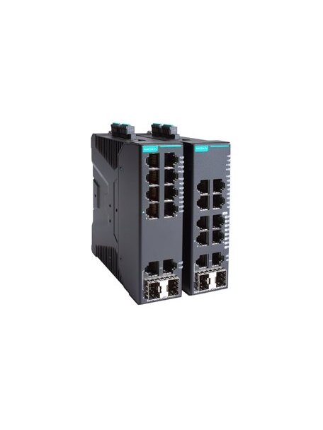 Moxa (SDS-G3010-8PoE-2GTXSFP) Compact industrial full Gigabit smart Ethernet switch with 8 PoE/PoE+ 10/100/1000BaseT(X) ports, 2 10/100/1000BaseT(X) or 100/1000BaseSFP combo ports, dual 12/24/48 VDC power inputs, -10 to 60°C operating temperature 1 Moxa (SDS-G3010-8PoE-2GTXSFP) Compact industrial full Gigabit smart Ethernet switch with 8 PoE/PoE+ 10/100/1000BaseT(X) ports, 2 10/100/1000BaseT(X) or 100/1000BaseSFP combo ports, dual 12/24/48 VDC power inputs, -10 to 60°C operating temperature 1