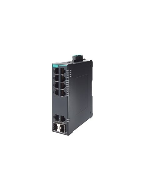 Moxa (SDS-G3010-8PoE-2GTXSFP) Compact industrial full Gigabit smart Ethernet switch with 8 PoE/PoE+ 10/100/1000BaseT(X) ports, 2 10/100/1000BaseT(X) or 100/1000BaseSFP combo ports, dual 12/24/48 VDC power inputs, -10 to 60°C operating temperature 3 Moxa (SDS-G3010-8PoE-2GTXSFP) Compact industrial full Gigabit smart Ethernet switch with 8 PoE/PoE+ 10/100/1000BaseT(X) ports, 2 10/100/1000BaseT(X) or 100/1000BaseSFP combo ports, dual 12/24/48 VDC power inputs, -10 to 60°C operating temperature 3