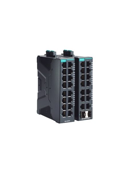 Moxa (SDS-G3016-2GSFP) Compact industrial full Gigabit smart Ethernet switch with 14 10/100/1000BaseT(X) ports, 2 100/1000BaseSFP ports, dual 12/24/48 VDC power inputs, -10 to 60°C operating temperature 1 Moxa (SDS-G3016-2GSFP) Compact industrial full Gigabit smart Ethernet switch with 14 10/100/1000BaseT(X) ports, 2 100/1000BaseSFP ports, dual 12/24/48 VDC power inputs, -10 to 60°C operating temperature 1
