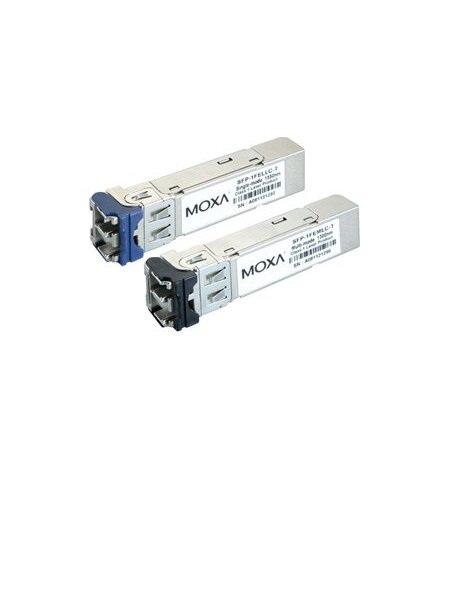 Moxa (SFP-1FEMLC-T) SFP module with 1 100Base multi-mode, LC connector for 2/4 km transmission, -40 to 85°C operating temperature 1 Moxa (SFP-1FEMLC-T) SFP module with 1 100Base multi-mode, LC connector for 2/4 km transmission, -40 to 85°C operating temperature 1