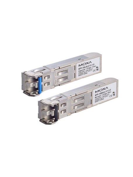 Moxa (SFP-1GSXLC) SFP module with 1 1000BaseSX port with LC connector for 300m/550m transmission, 0 to 60°C operating temperature 1