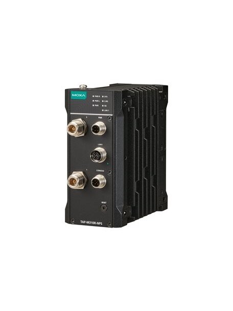 Moxa (TAP-M310R-NPS-1P1R-US-CT-T) Wi-Fi 6 (802.11ax) railway onboard wireless AP/client with one radio module, no power splitters, one M12 K-coded 24 to 110 VDC input, US band, -40 to 75°C operating temperature, conformal coating 3 Moxa (TAP-M310R-NPS-1P1R-US-CT-T) Wi-Fi 6 (802.11ax) railway onboard wireless AP/client with one radio module, no power splitters, one M12 K-coded 24 to 110 VDC input, US band, -40 to 75°C operating temperature, conformal coating 3